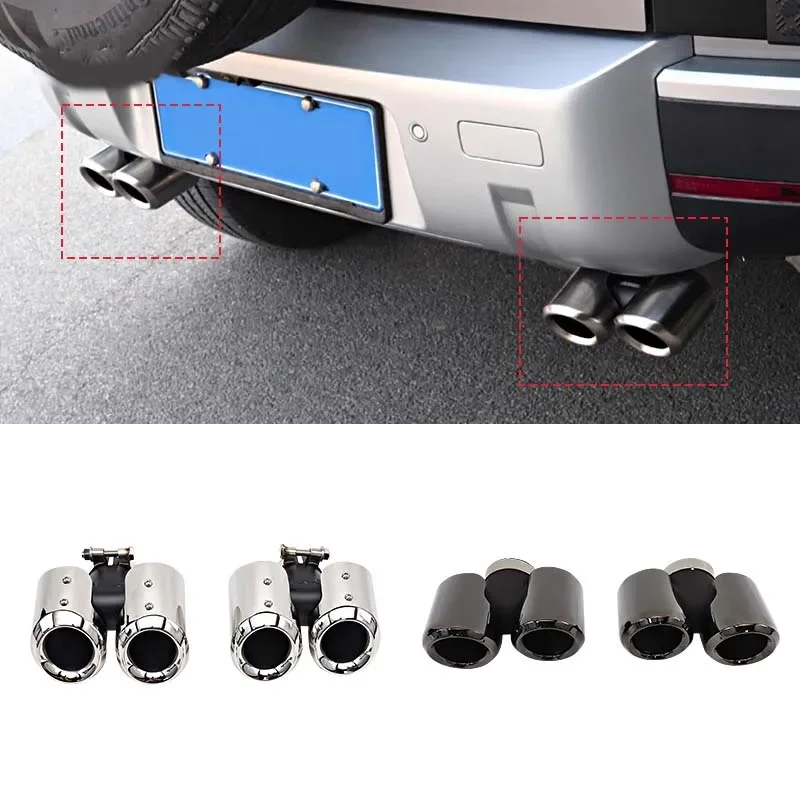 1 Set Stainless Steel Exhaust Pipe Tail Throat for Land Rover Defender 2020 2021 2022 2023 2024 2025
1 Set Stainless Steel Exhaust Pipe Tail Throat for Land Rover Defender 2020 2021 2022 2023 2024 2025