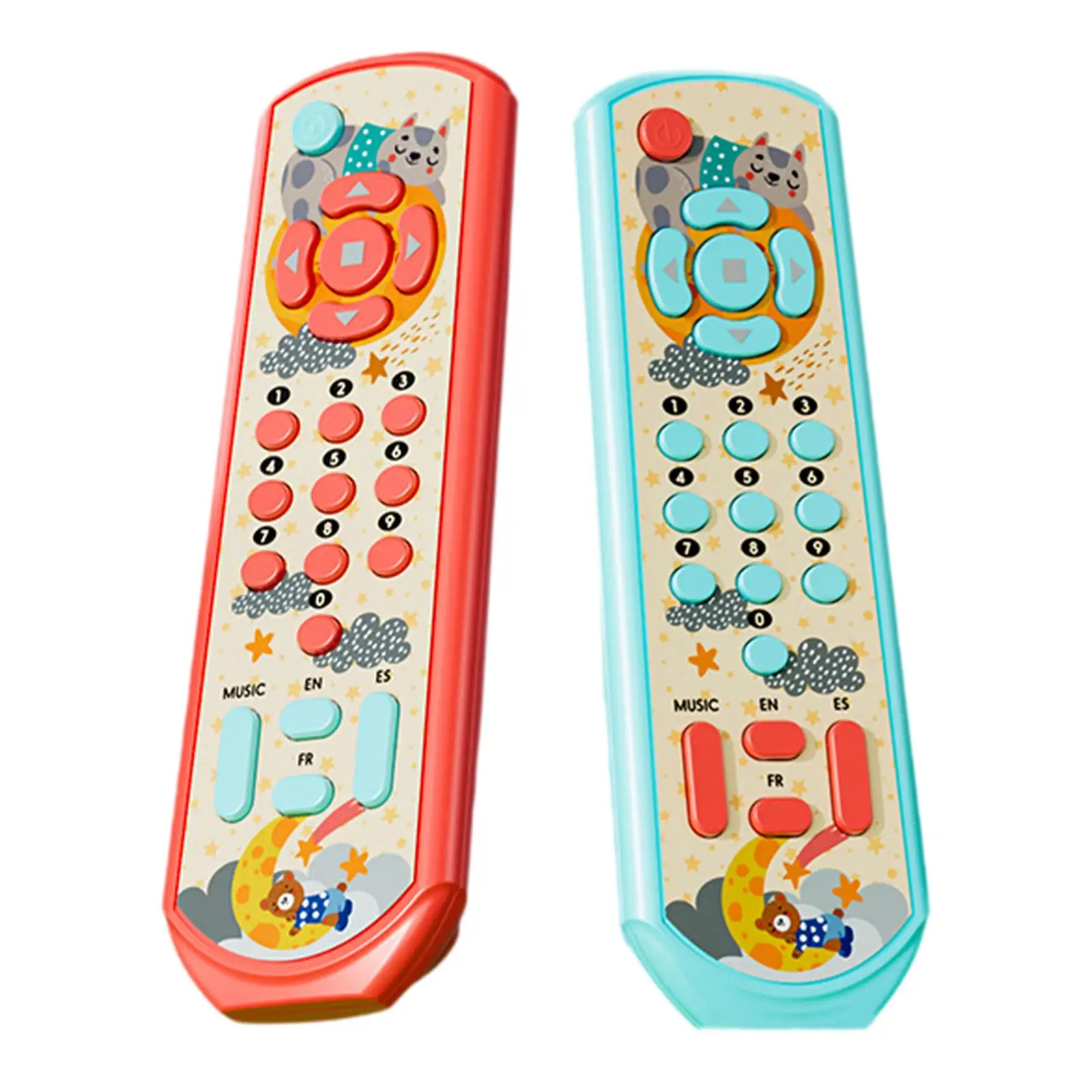 Toddler Remote Toy Realistic English French with Light and Sound Learning Spanish Remote Toy for 12 to 18 Months Birthday Gifts
Toddler Remote Toy Realistic English French with Light and Sound Learning Spanish Remote Toy for 12 to 18 Months Birthday Gifts