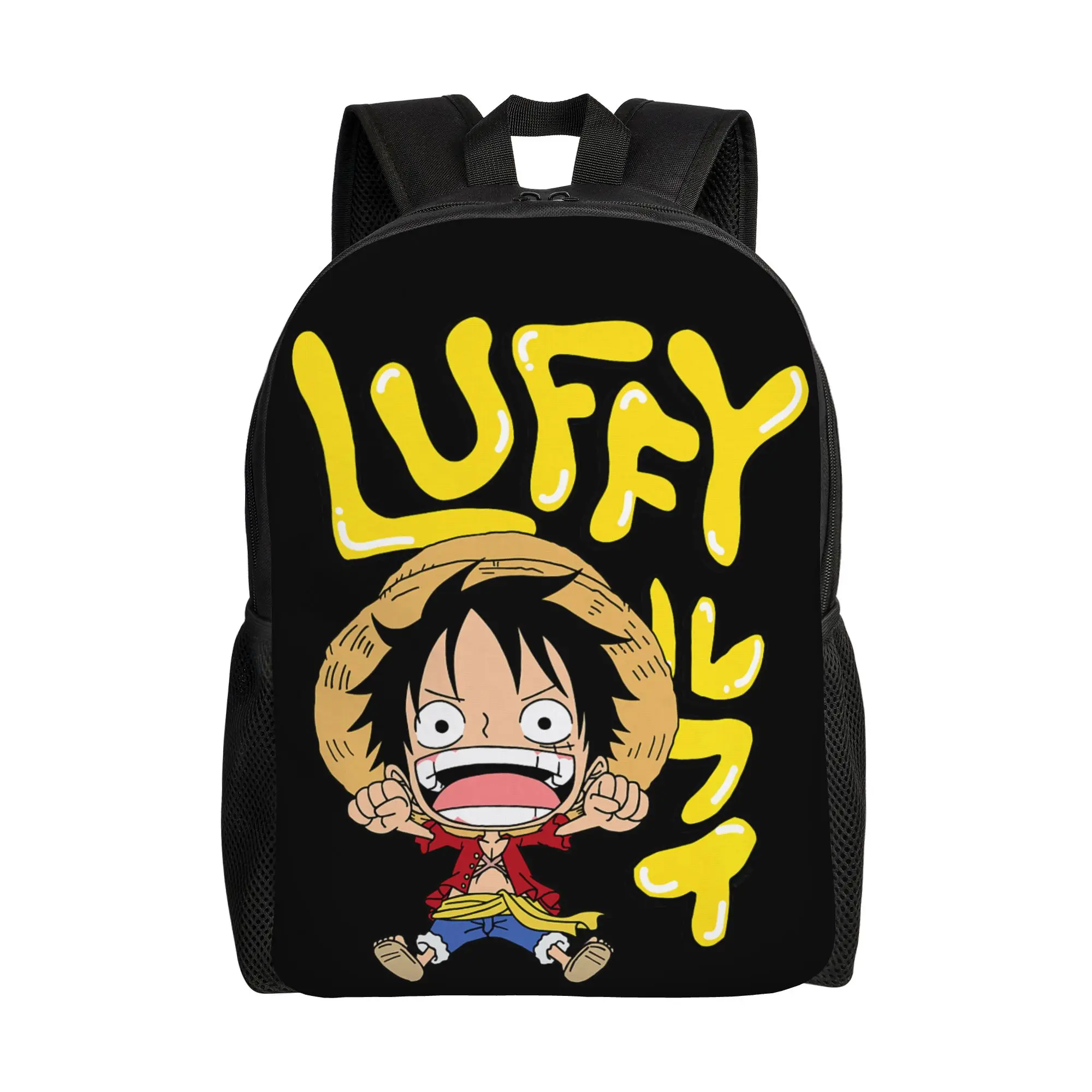 fashion backpacks Anime Luffy Chibi with Bubble Letters Adult Daypack ita bag mochila Solid Camping Zipper Closure Rucksack
fashion backpacks Anime Luffy Chibi with Bubble Letters Adult Daypack ita bag mochila Solid Camping Zipper Closure Rucksack