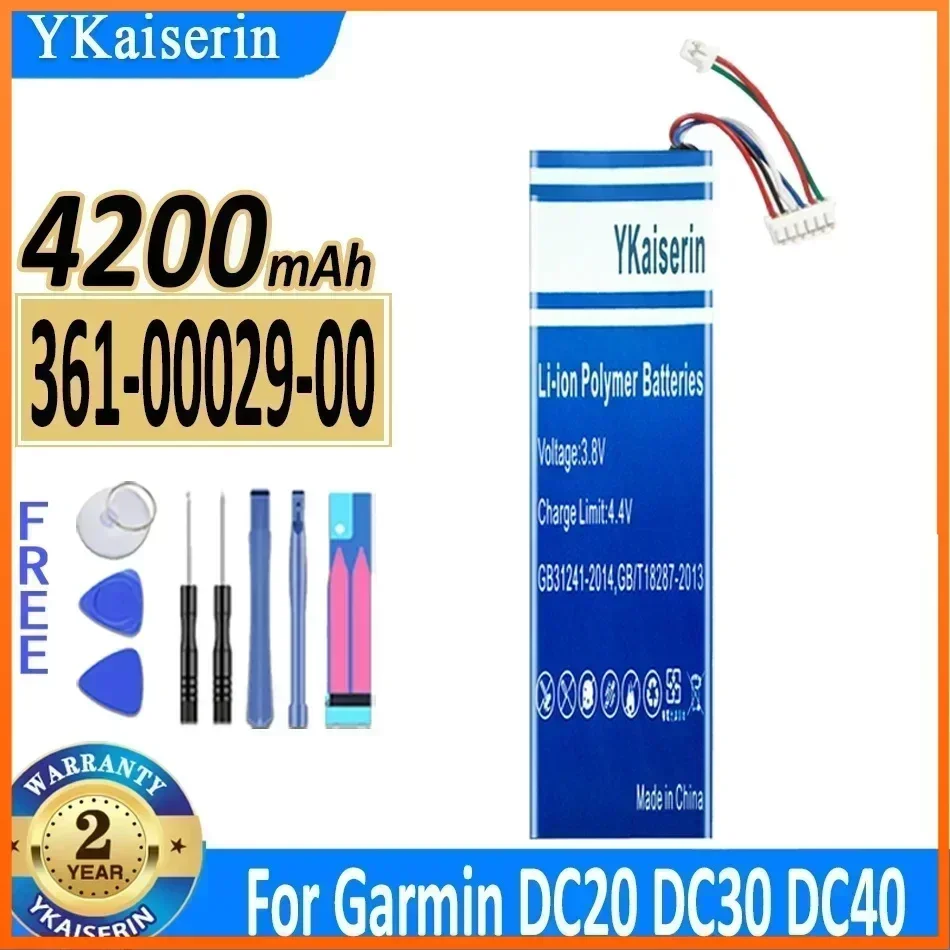 YKaiserin 4200mAh Battery for Garmin 010-10806-00 010-10806-01 010-10806-20 361-00029-00 AC00-12542 DC20 30 40 Batteries + NO
YKaiserin 4200mAh Battery for Garmin 010-10806-00 010-10806-01 010-10806-20 361-00029-00 AC00-12542 DC20 30 40 Batteries + NO