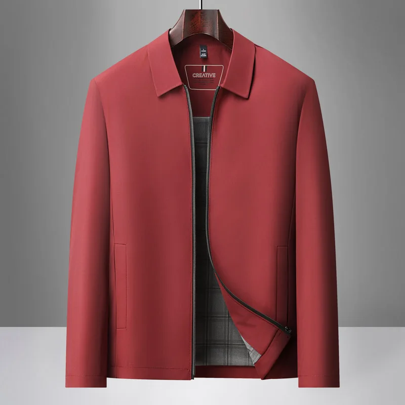 High-quality executive jacket for business men, fashionable lapel executive jacket with zipper, black coat for dad
High-quality executive jacket for business men, fashionable lapel executive jacket with zipper, black coat for dad