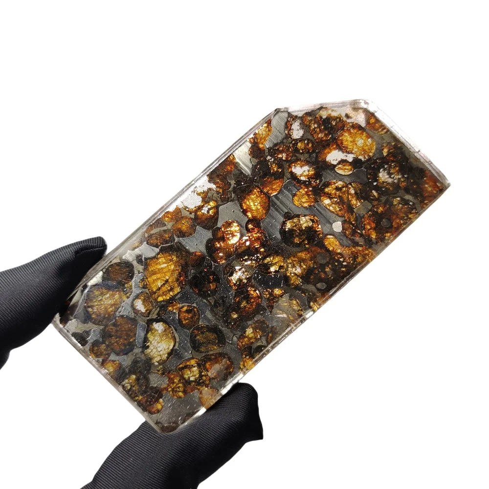 24.5g Sericho Pallastie meteorite slice Olivine Meteorite Natural Specimen Meteorite material Collection - from Kenya -QA429
24.5g Sericho Pallastie meteorite slice Olivine Meteorite Natural Specimen Meteorite material Collection - from Kenya -QA429