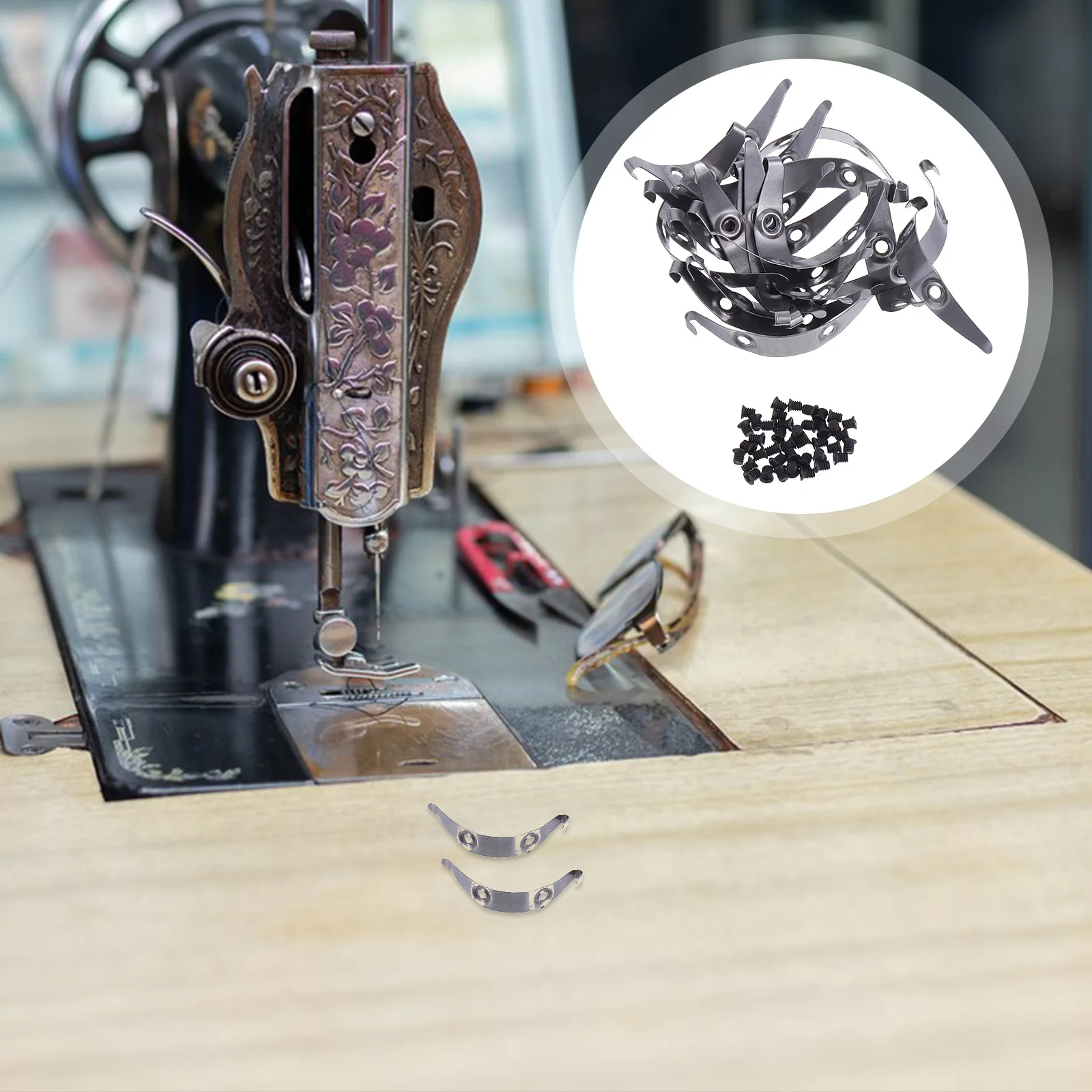 20Sets Sewing Machine Parts Vintage Shuttle Driver Spring Treadle Accessory Repair Replacement Home Maintenance Kit
20Sets Sewing Machine Parts Vintage Shuttle Driver Spring Treadle Accessory Repair Replacement Home Maintenance Kit