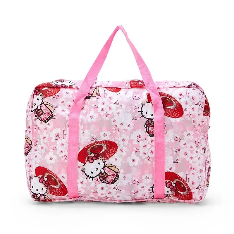 Дорожная сумка в стиле аниме «Hello Kitty», складная большая вместительная сумка, сумка для багажа, дорожные сумки для хранения для женщин, каваи, мультфильм
Дорожная сумка в стиле аниме «Hello Kitty», складная большая вместительная сумка, сумка для багажа, дорожные сумки для хранения для женщин, каваи, мультфильм