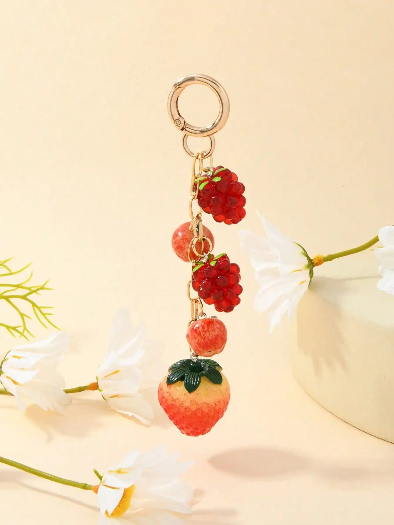 Candied Haws Design Bag Charm Fashion Cute Cartoon Colorful Candy Keychain Bag Accessories Gifts, Valentine'S Day, Stylish, For Teen Girls Women College Students, Teacher, White-Collar Workers, Rookies & White-Collar Workers Gift, Accessories, Decor Car A
Candied Haws Design Bag Charm Fashion Cute Cartoon Colorful Candy Keychain Bag Accessories Gifts, Valentine'S Day, Stylish, For Teen Girls Women College Students, Teacher, White-Collar Workers, Rookies & White-Collar Workers Gift, Accessories, Decor Car A