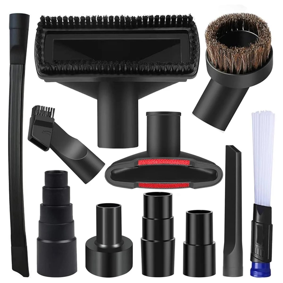 FNJK-11PCS Universal Vacuum Attachment Kit Wet Dry Plastic Vacuum Hose Adapter 1-1/4inch Vacuum Cleaners Accessories
FNJK-11PCS Universal Vacuum Attachment Kit Wet Dry Plastic Vacuum Hose Adapter 1-1/4inch Vacuum Cleaners Accessories