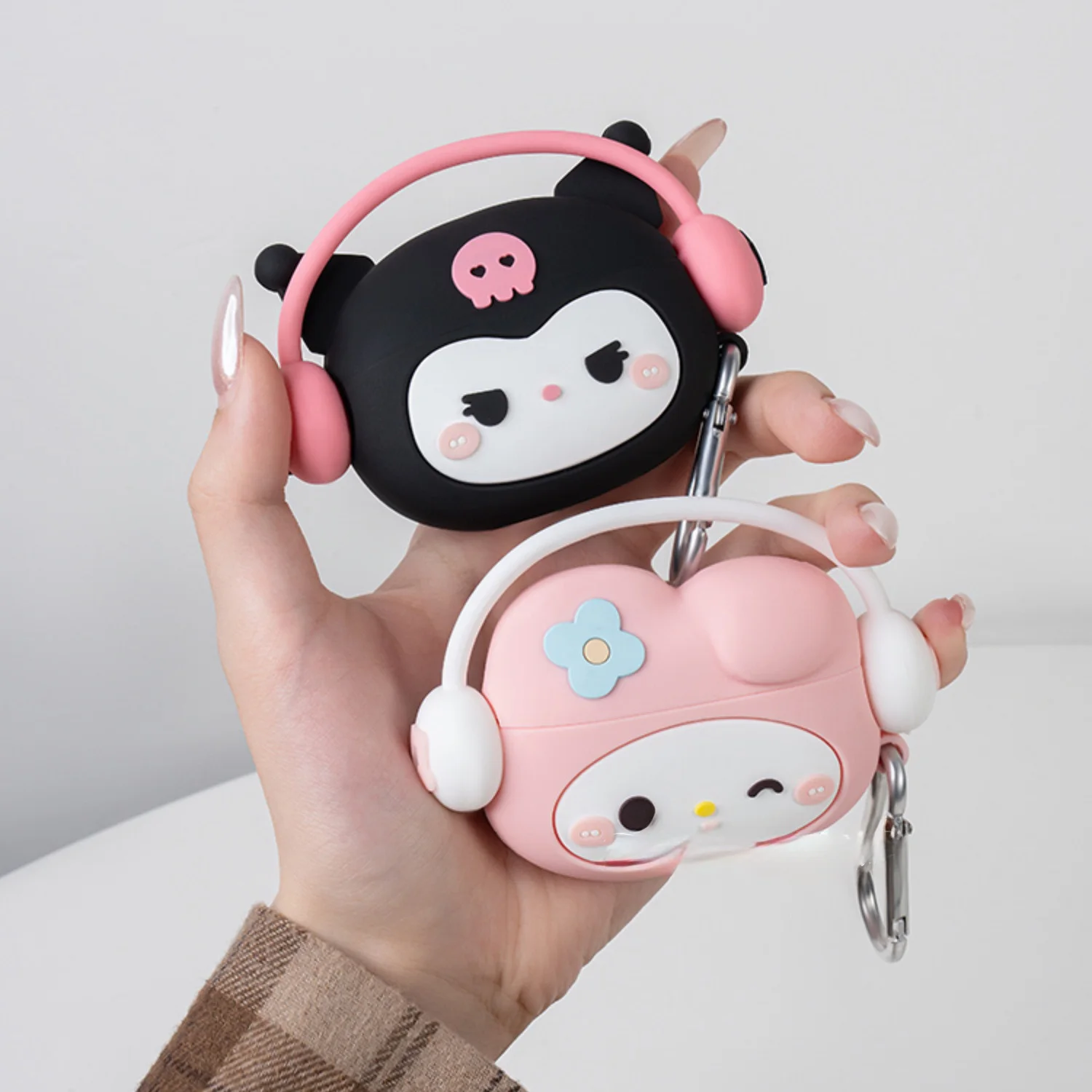 Силиконовый чехол My Melody Kuromi для AirPods для Pro 1, 2, 3, противоударный чехол для наушников с милым мультяшным рисунком
Силиконовый чехол My Melody Kuromi для AirPods для Pro 1, 2, 3, противоударный чехол для наушников с милым мультяшным рисунком