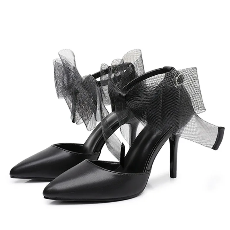 Элегантные женские туфли-лодочки с сетчатым бантом, сексуальные туфли на шпильке с острым носком, роскошные свадебные туфли для невесты, женские босоножки на высоком каблуке
Элегантные женские туфли-лодочки с сетчатым бантом, сексуальные туфли на шпильке с острым носком, роскошные свадебные туфли для невесты, женские босоножки на высоком каблуке