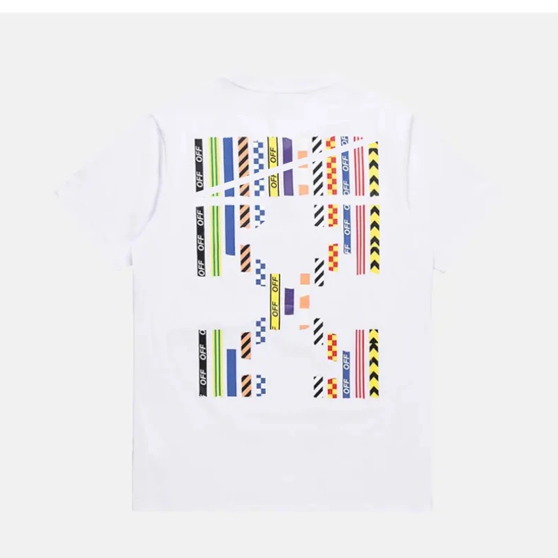 0FF 2025 Summer Color Letter-printed New Short Sleeve T Men's High Street Loose T Shirt Female Couple Fashion Brand White Top
0FF 2025 Summer Color Letter-printed New Short Sleeve T Men's High Street Loose T Shirt Female Couple Fashion Brand White Top