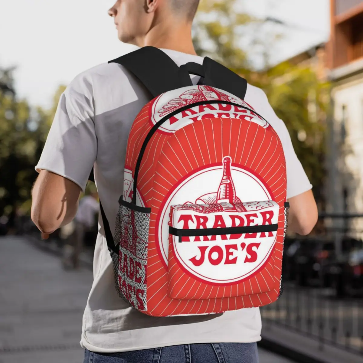 Trader Joe'S Backpack Daypack Large Capacity Children BookBag School Bag Shoulder Bags for Men Women
Trader Joe'S Backpack Daypack Large Capacity Children BookBag School Bag Shoulder Bags for Men Women