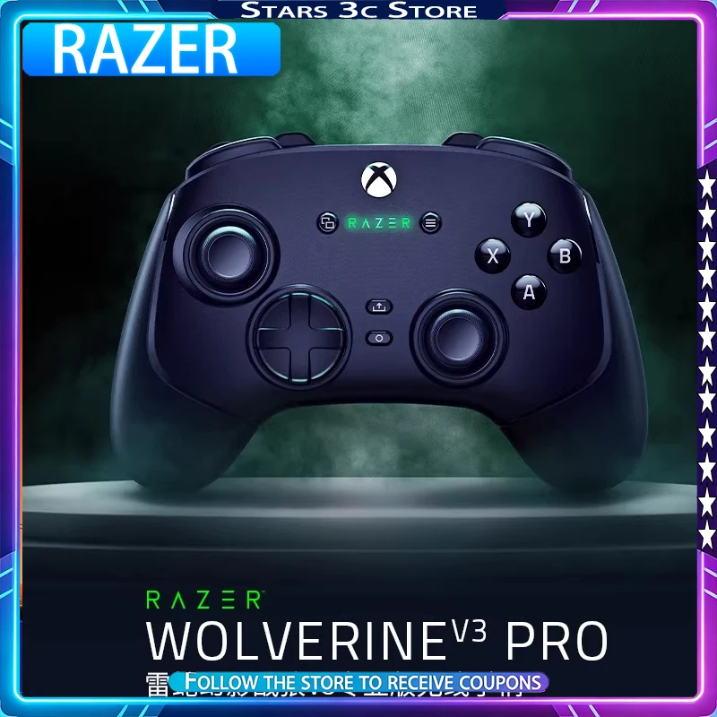 Razer WOLVERINE V3 PRO Gaming Controller Hall High-precision Joystick Mechanical Tactile Sensation Low Latency Game Controller
Razer WOLVERINE V3 PRO Gaming Controller Hall High-precision Joystick Mechanical Tactile Sensation Low Latency Game Controller