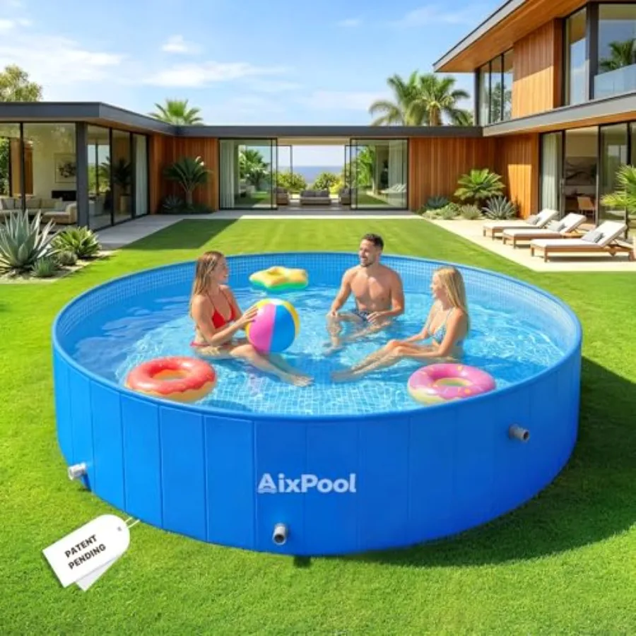 2026 Large Foldable Pool for Backyard Use, Heavy-Duty Plastic, Blue, Non-Inflatable Easy Setup
2026 Large Foldable Pool for Backyard Use, Heavy-Duty Plastic, Blue, Non-Inflatable Easy Setup