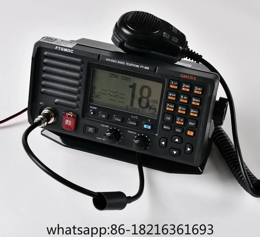 Feitong FT-805 VHF/FT-805A VHF Very High Frequency (DSC) Radio Device with CCS Certificate
Feitong FT-805 VHF/FT-805A VHF Very High Frequency (DSC) Radio Device with CCS Certificate