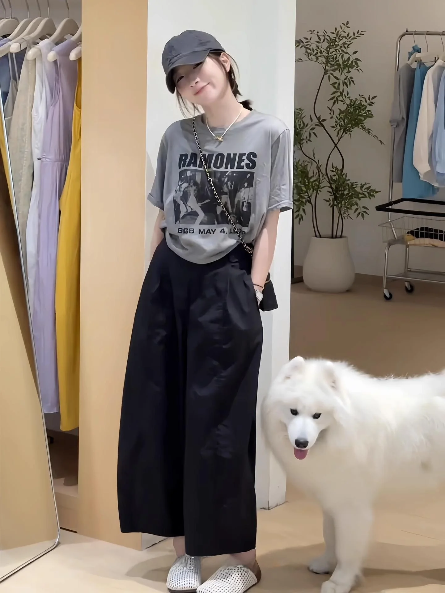 Korean Style Printed T-Shirt High Waist Wide Leg Pants Casual Two Piece Set Summer Fashion plus Size Women's Clothing
Korean Style Printed T-Shirt High Waist Wide Leg Pants Casual Two Piece Set Summer Fashion plus Size Women's Clothing