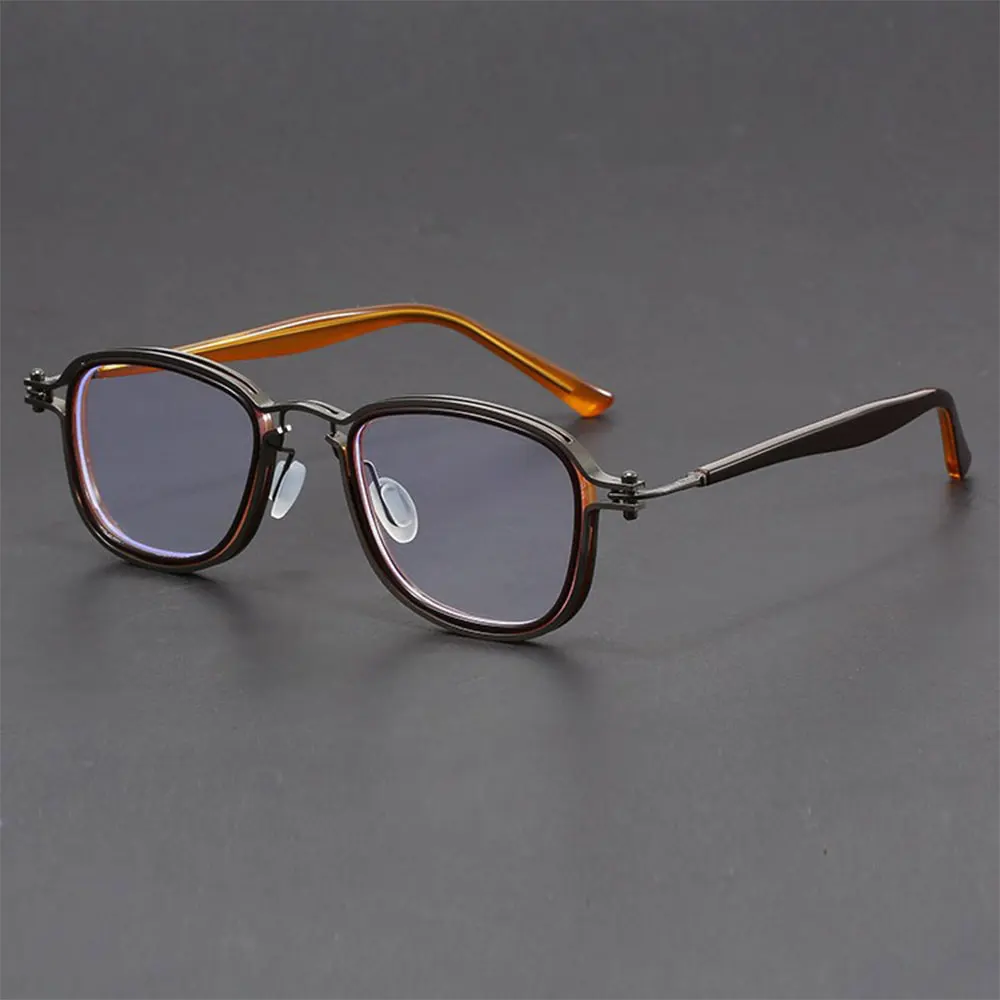2025 New Retro Metal Personalized Men's Flat Mirror Fashion Classic Trendy Anti Blue Light Glasses Frame Prescription Mirror
2025 New Retro Metal Personalized Men's Flat Mirror Fashion Classic Trendy Anti Blue Light Glasses Frame Prescription Mirror