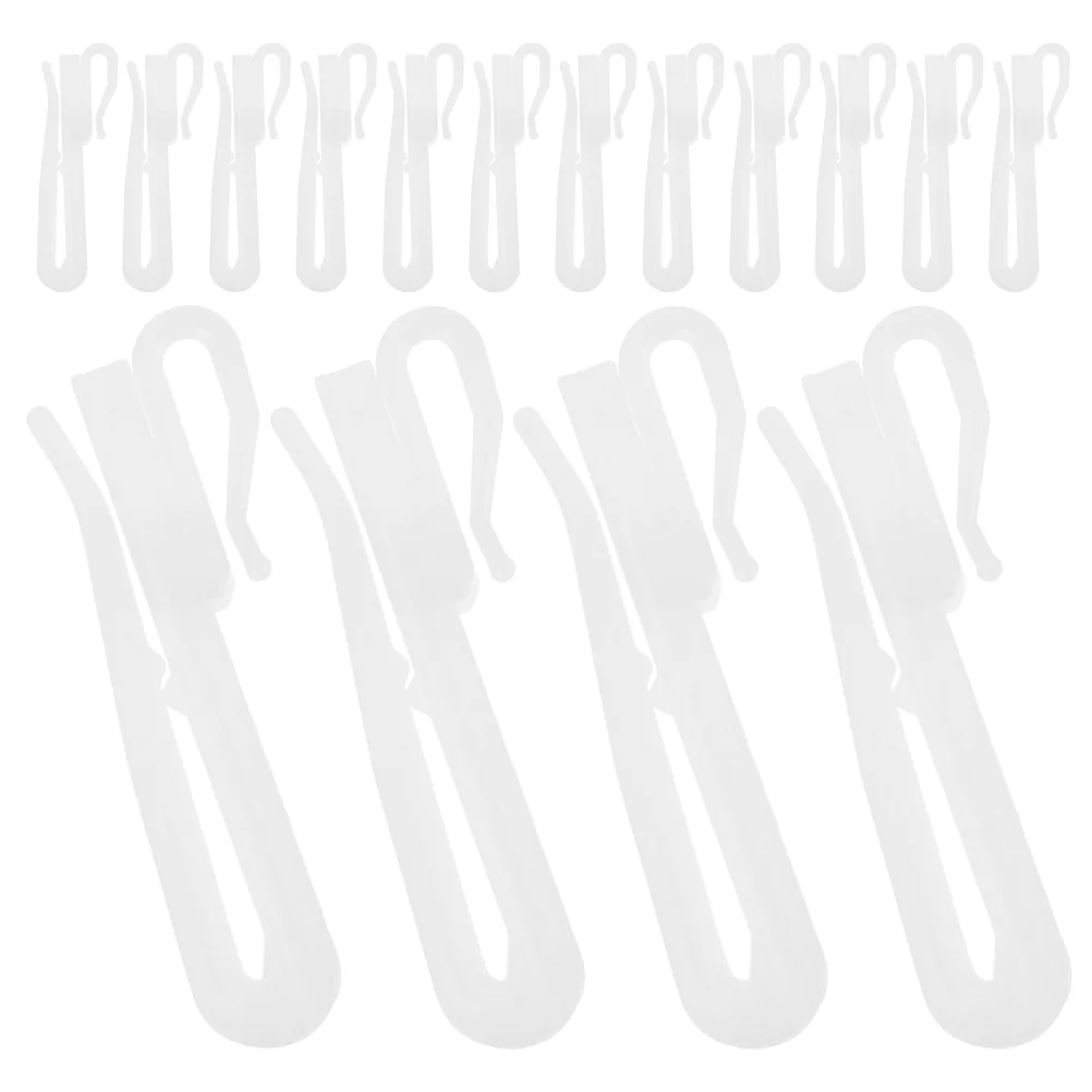 80 Pcs Rod Curtain Adjustment Hook Rods for Windows Adjustable Hanger Towel White Plastic
80 Pcs Rod Curtain Adjustment Hook Rods for Windows Adjustable Hanger Towel White Plastic