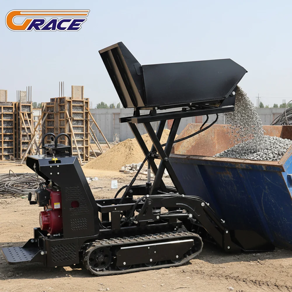 Fast Delivery High Quality Mini Dumper EURO 5 EPA Standard 500kg Crawler Mini Dumper Small Truck for Construction
Fast Delivery High Quality Mini Dumper EURO 5 EPA Standard 500kg Crawler Mini Dumper Small Truck for Construction