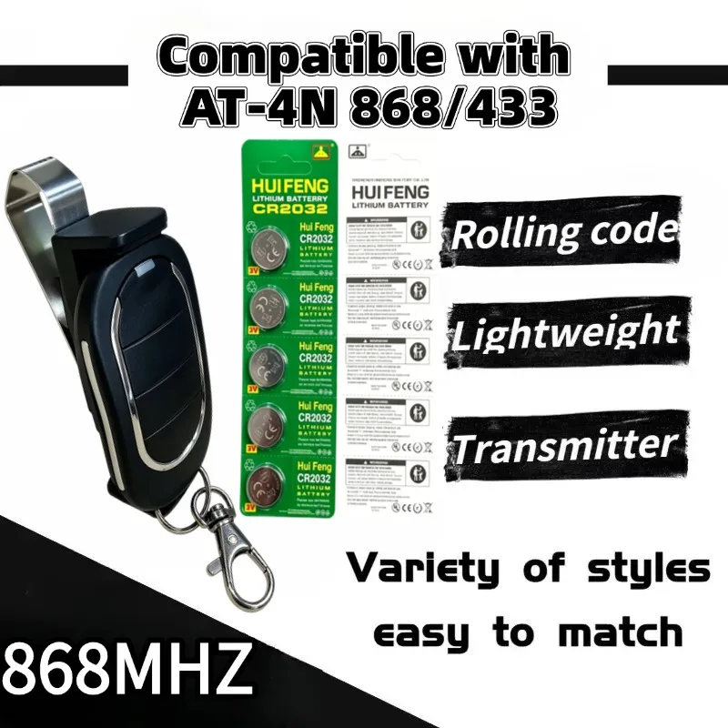 ALUTECH AT 4N 433/868 MHz Garage Door Remote Control Rolling Code ALUTECH AT-4N Remote Control Garage Door Opener Command
