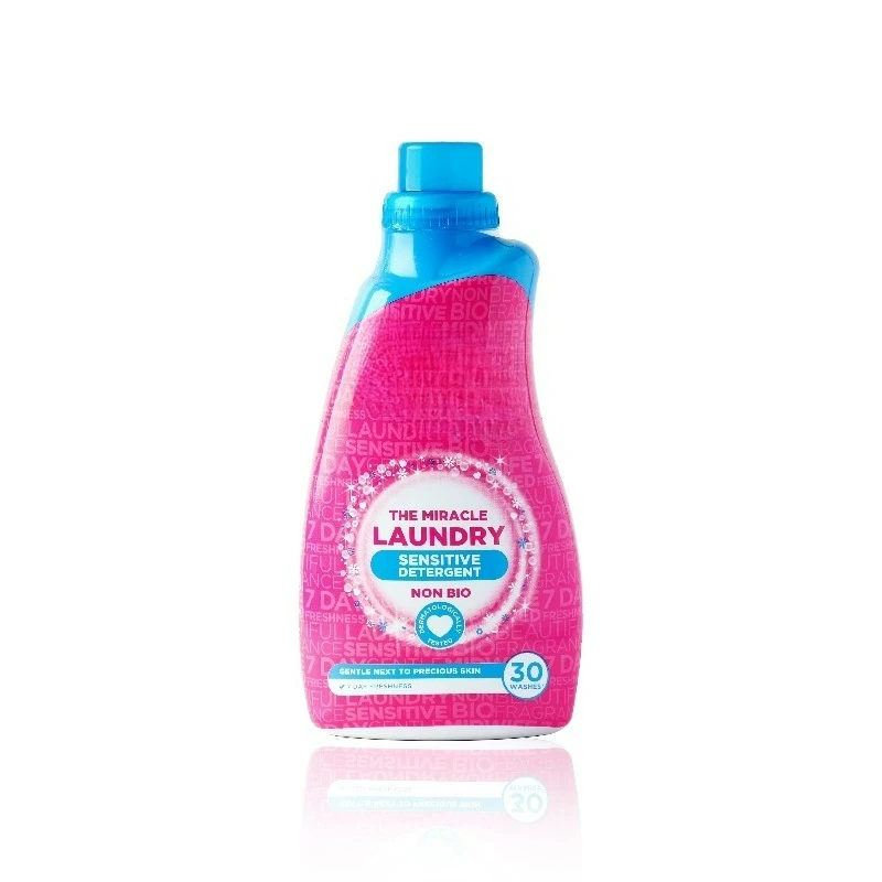 Miracle Liquid Laundry Detergent for Sensitive Skin, Rhubarb Scent, 30 Loads
Miracle Liquid Laundry Detergent for Sensitive Skin, Rhubarb Scent, 30 Loads