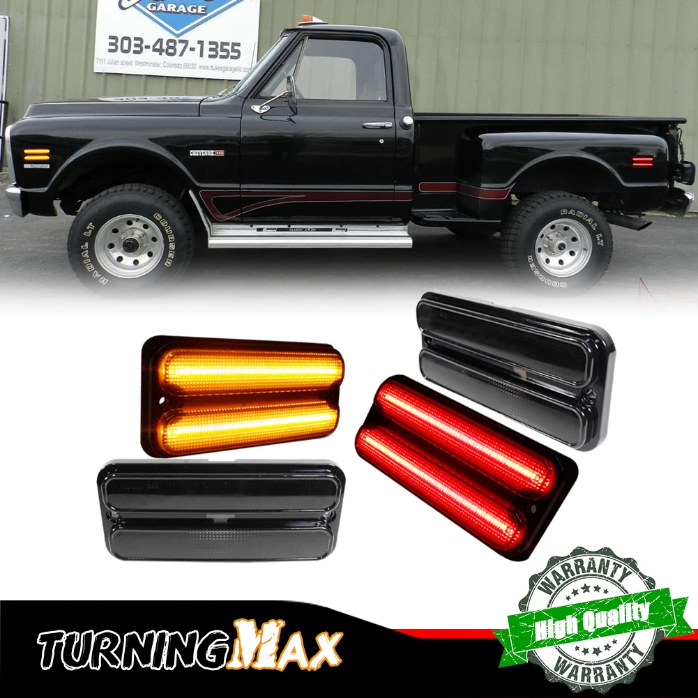 2 шт. светодиодные передние и задние габаритные фонари для Chevy C10 GMC C15 C25 K15 Pickup 1968-1972 гг.
2 шт. светодиодные передние и задние габаритные фонари для Chevy C10 GMC C15 C25 K15 Pickup 1968-1972 гг.