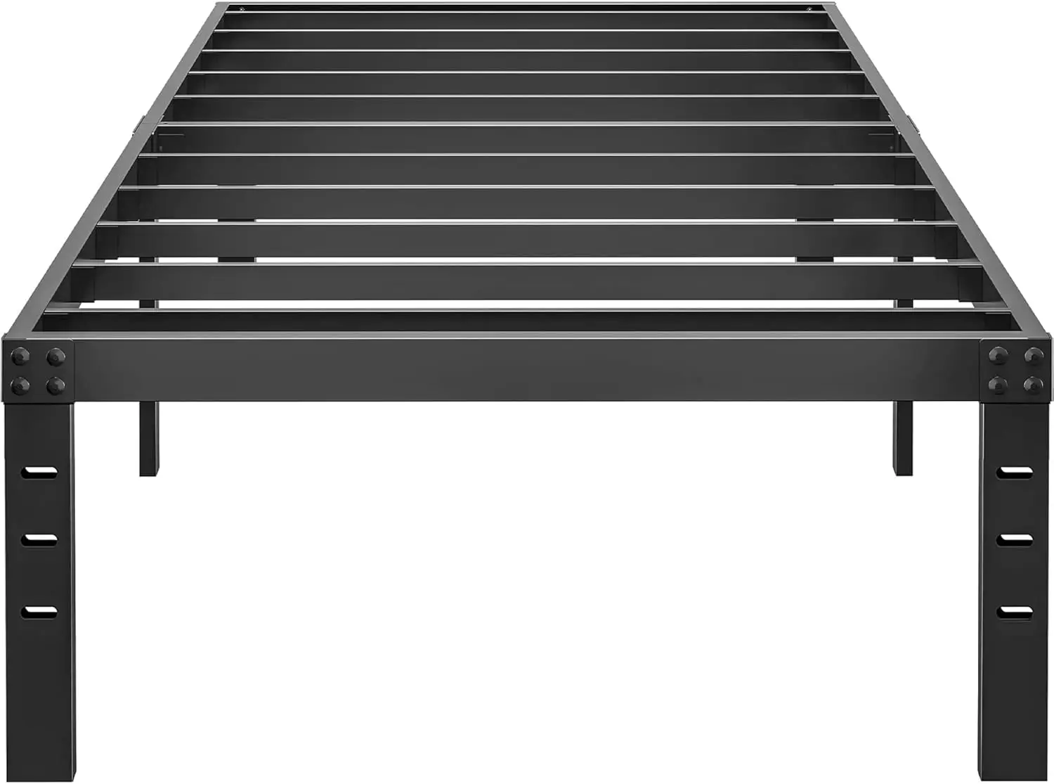 14 H Metal Twin Bed Frame No Box Spring Needed - Easy Assembly Heavy Duty Noise Free Narrow Bedframes - Single Bla Basic Non
14 H Metal Twin Bed Frame No Box Spring Needed - Easy Assembly Heavy Duty Noise Free Narrow Bedframes - Single Bla Basic Non