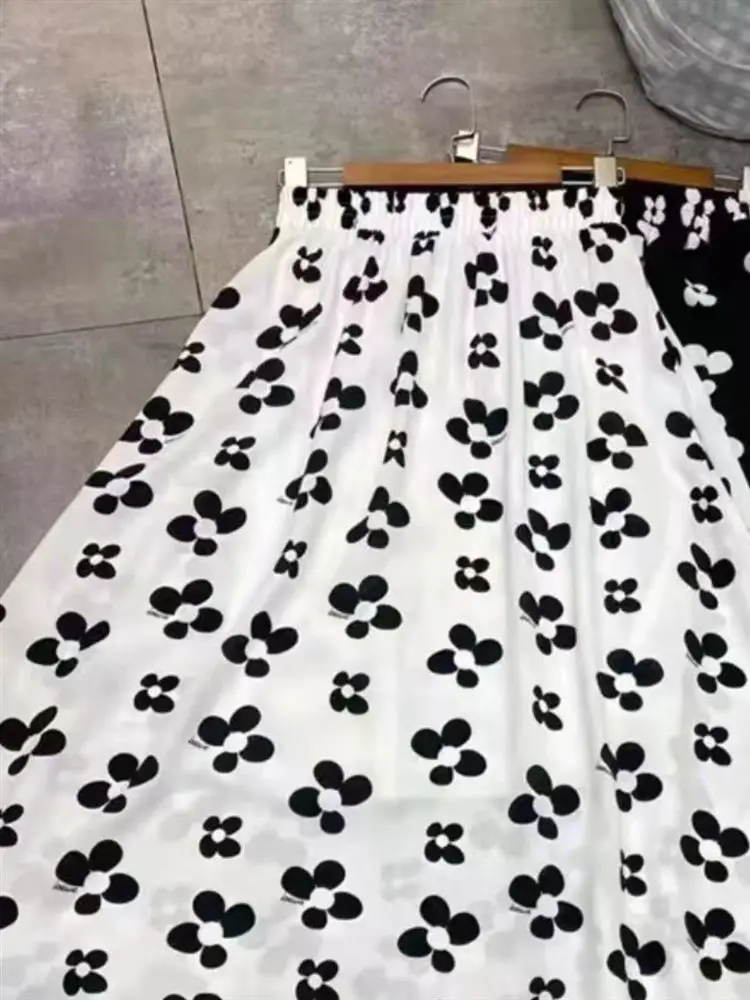 Новая женская летняя юбка Ele Fashion больших размеров с цветочным принтом, повседневная универсальная юбка А-силуэта с высокой талией, миди
Новая женская летняя юбка Ele Fashion больших размеров с цветочным принтом, повседневная универсальная юбка А-силуэта с высокой талией, миди