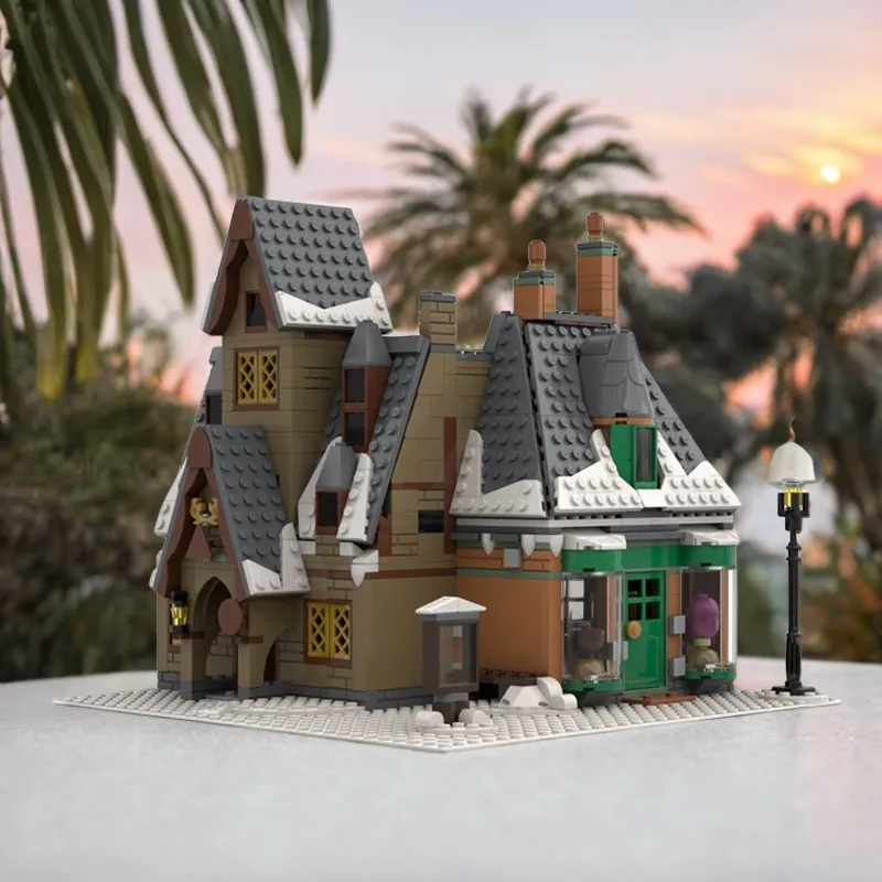 Набор модульных строительных блоков моделей Hogsmeade из 1048 предметов — особенности углового дизайна и совместимость с зимней дерев
Набор модульных строительных блоков моделей Hogsmeade из 1048 предметов — особенности углового дизайна и совместимость с зимней дерев