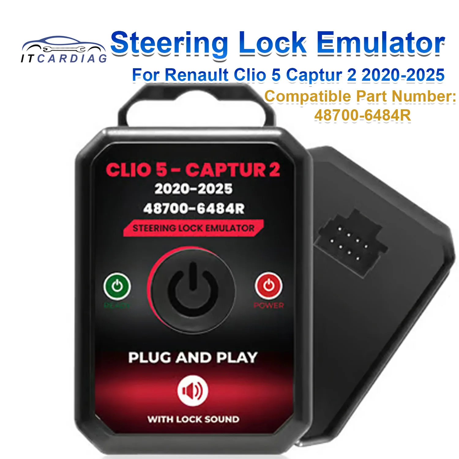 Steering Lock Emulator For Renault Clio 5 Captur 2 2020-2025 48700-6484R Plug and Play with Lock Sound
Steering Lock Emulator For Renault Clio 5 Captur 2 2020-2025 48700-6484R Plug and Play with Lock Sound