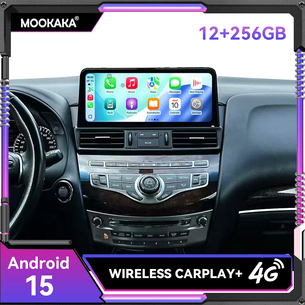 12.3" Screen Android 15.0 12+256GB Car Radio Player For Infiniti QX60 JX35 2012 - 2019 Car GPS Navi CarPlay Head Unit DSP Stereo
12.3" Screen Android 15.0 12+256GB Car Radio Player For Infiniti QX60 JX35 2012 - 2019 Car GPS Navi CarPlay Head Unit DSP Stereo