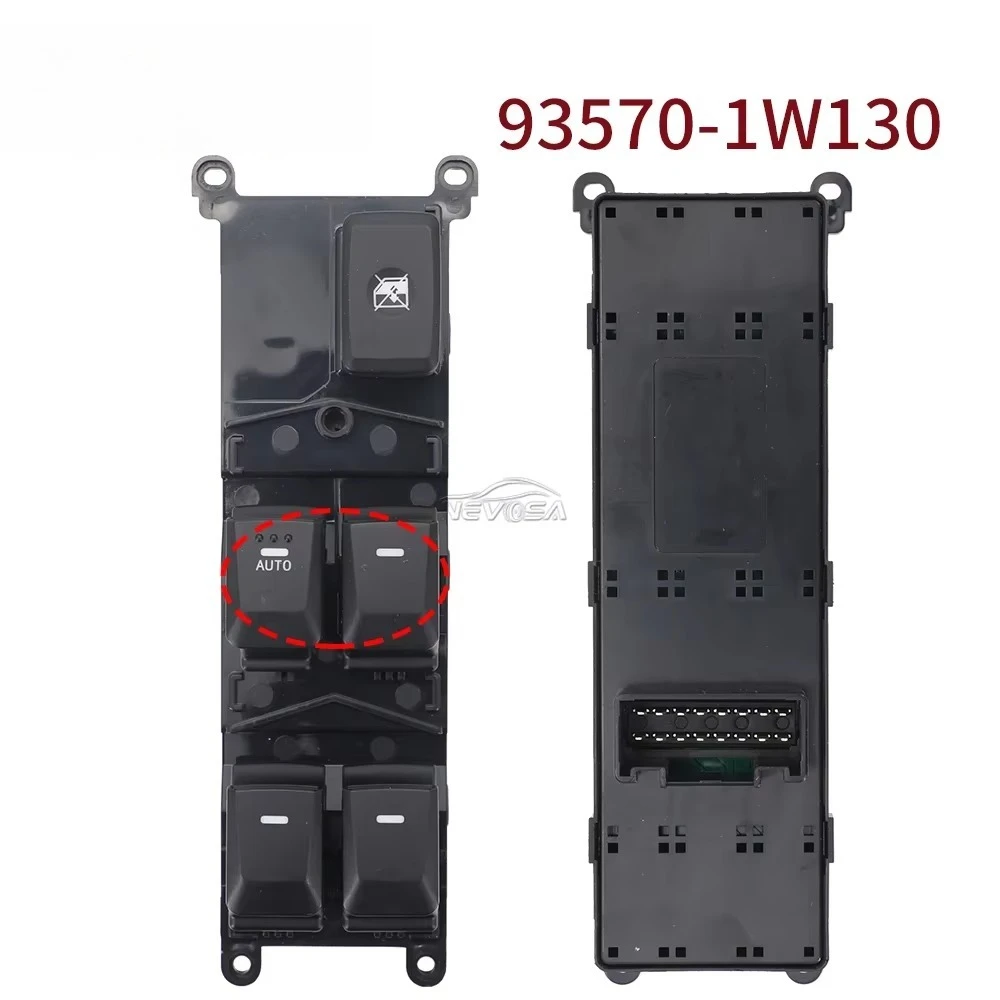 Interruptor de ventanilla eléctrica para Kia RIO III (UB) 2012 2013 2014-2016 LHD botón elevador de vidrio para conductor izquie
Interruptor de ventanilla eléctrica para Kia RIO III (UB) 2012 2013 2014-2016 LHD botón elevador de vidrio para conductor izquie