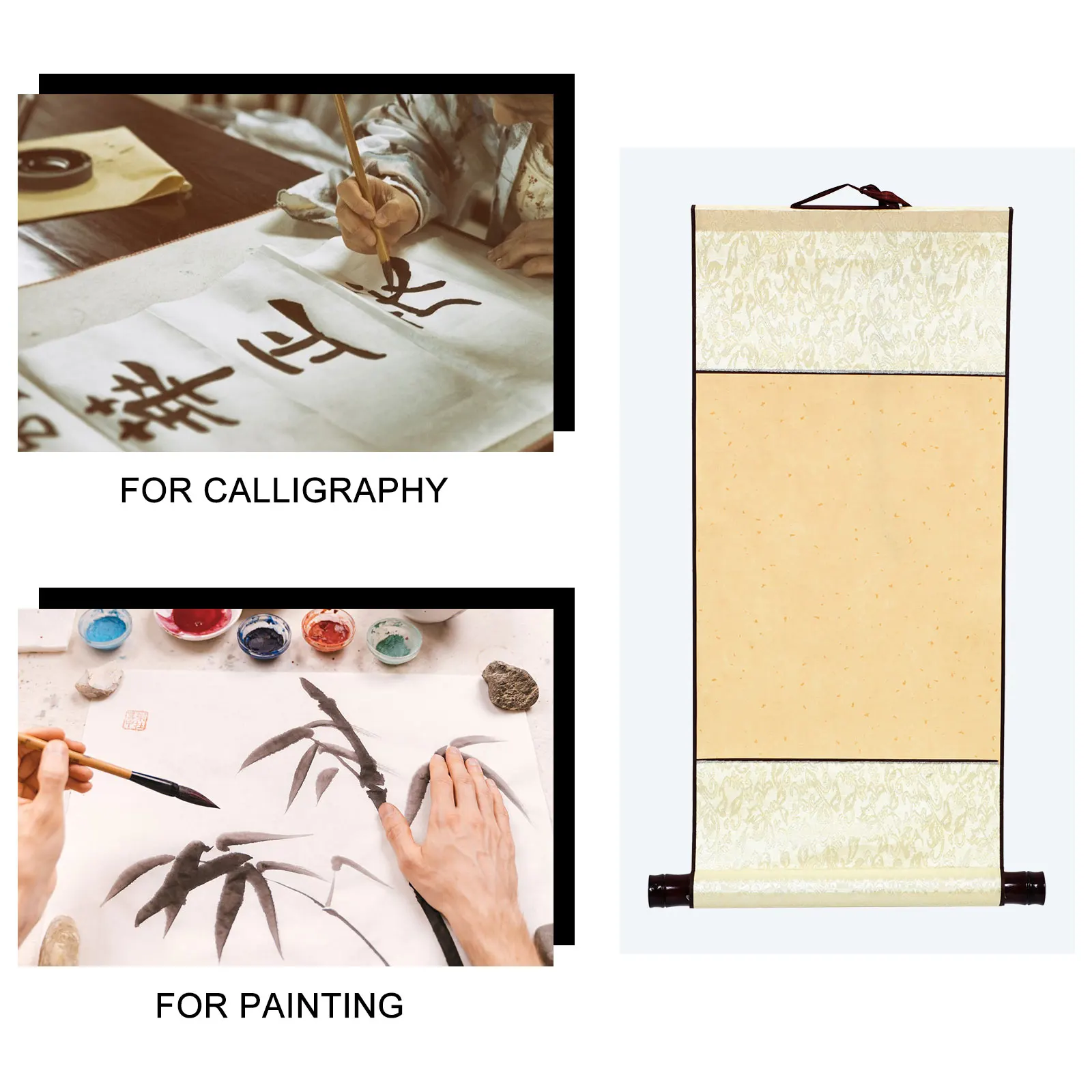Blank Scroll Axis Premium Material Durable Use Rice Paper Area Chinese Brush Painting Calligraphy Artwork Kids DIY Sketch Paper
Blank Scroll Axis Premium Material Durable Use Rice Paper Area Chinese Brush Painting Calligraphy Artwork Kids DIY Sketch Paper