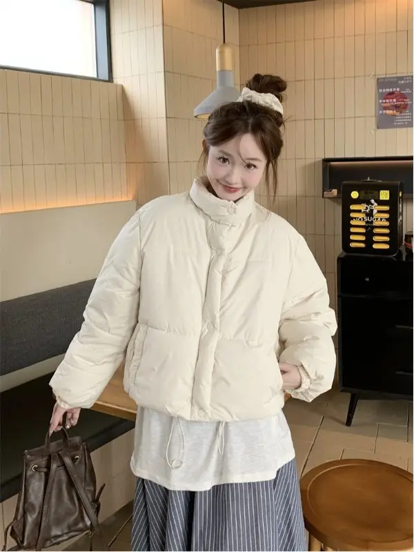 Теплая женская куртка-пуховик Warm Bread Sle Jaet с воротником-стойкой на молнии, бежевая, новая зимняя коллекция
Теплая женская куртка-пуховик Warm Bread Sle Jaet с воротником-стойкой на молнии, бежевая, новая зимняя коллекция