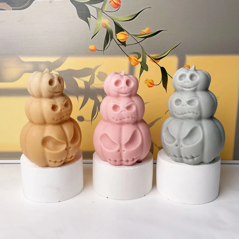 Halloween Three-Layer Pumpkin Scented Candle Silicone MoldDIYGypsum Resin Figurine Chocolate Cake Mold
Halloween Three-Layer Pumpkin Scented Candle Silicone MoldDIYGypsum Resin Figurine Chocolate Cake Mold