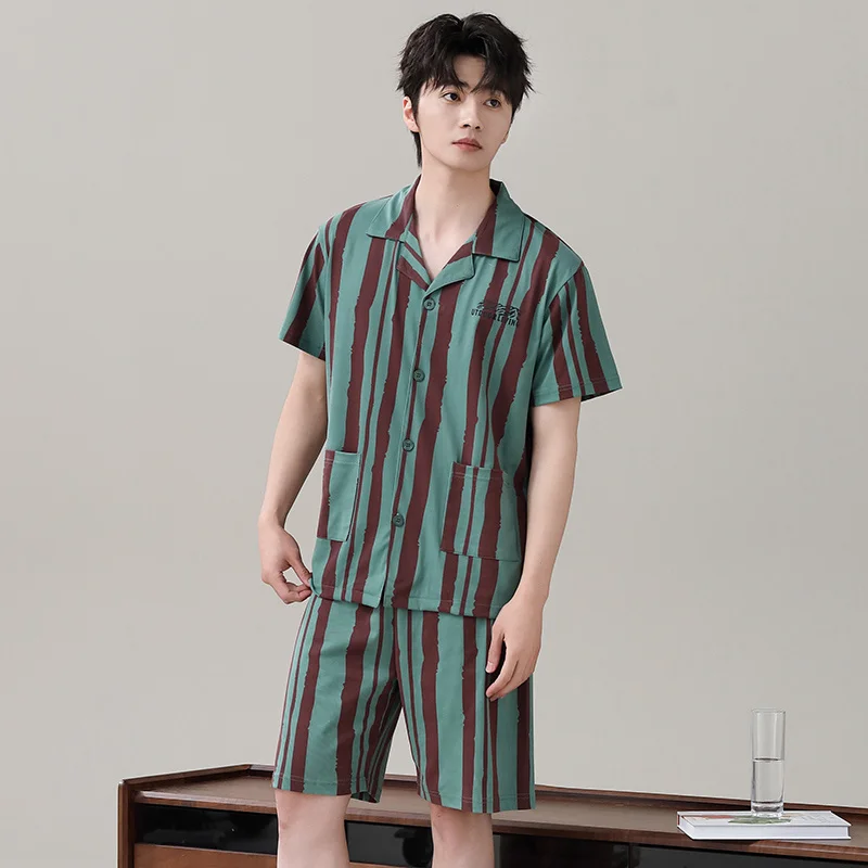 Breathable Open Front Shirt with Matching Shorts Men's Summer Two-Piece Set Loose Fit Comfortable Trendy Wear
Breathable Open Front Shirt with Matching Shorts Men's Summer Two-Piece Set Loose Fit Comfortable Trendy Wear