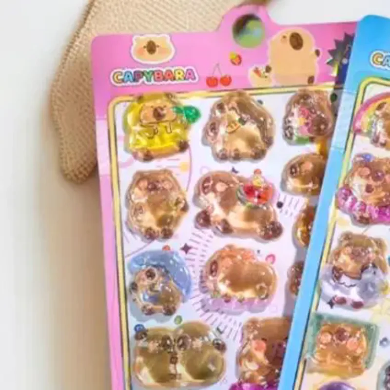 Cartoon Capybara 3D Relief Crystal Stickers DIY Scrapbook Sticker Phone Case Decoration Gifts
Cartoon Capybara 3D Relief Crystal Stickers DIY Scrapbook Sticker Phone Case Decoration Gifts