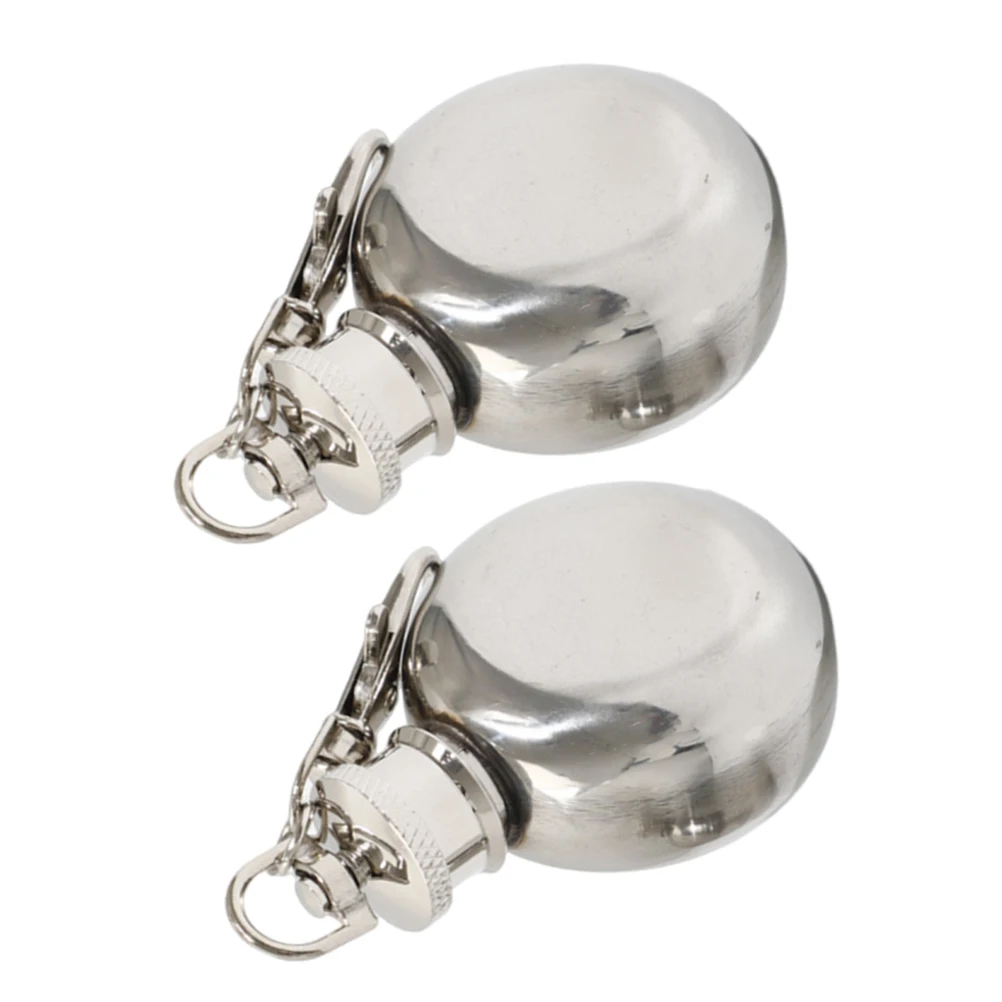 2Pcs Portable Camping Flask Cute Keychain Stainless Steel Discreet Alcohol Bottle for Women Outdoor 1Oz
2Pcs Portable Camping Flask Cute Keychain Stainless Steel Discreet Alcohol Bottle for Women Outdoor 1Oz