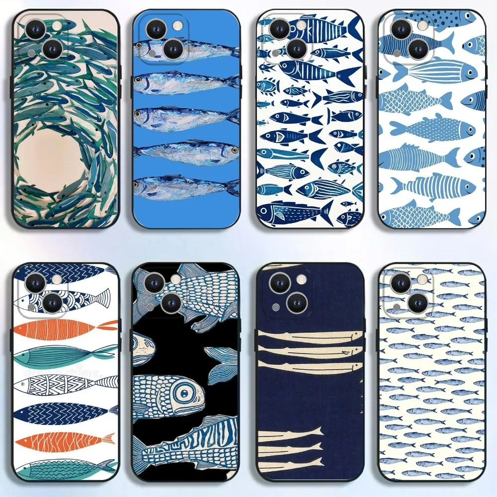 Sardines Fish Art Phone Case For iPhone 16,15,14,13,12,11,Pro,X,XS,Max,XR,Plus,Mini Soft Black Cover
Sardines Fish Art Phone Case For iPhone 16,15,14,13,12,11,Pro,X,XS,Max,XR,Plus,Mini Soft Black Cover
