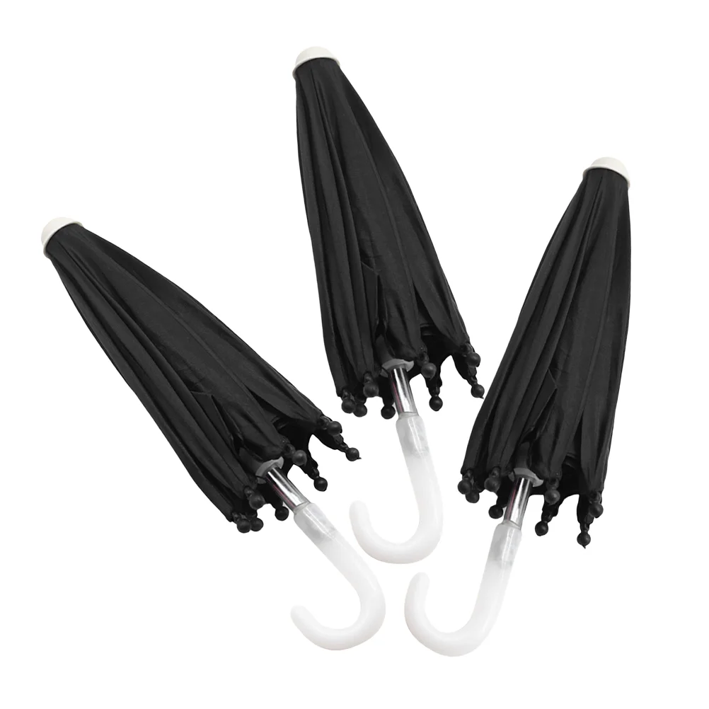 3 Pcs 18 Inch Miniature Umbrella Black House Accessories Stylish Exquisite Design Strong Decor Toy House
3 Pcs 18 Inch Miniature Umbrella Black House Accessories Stylish Exquisite Design Strong Decor Toy House