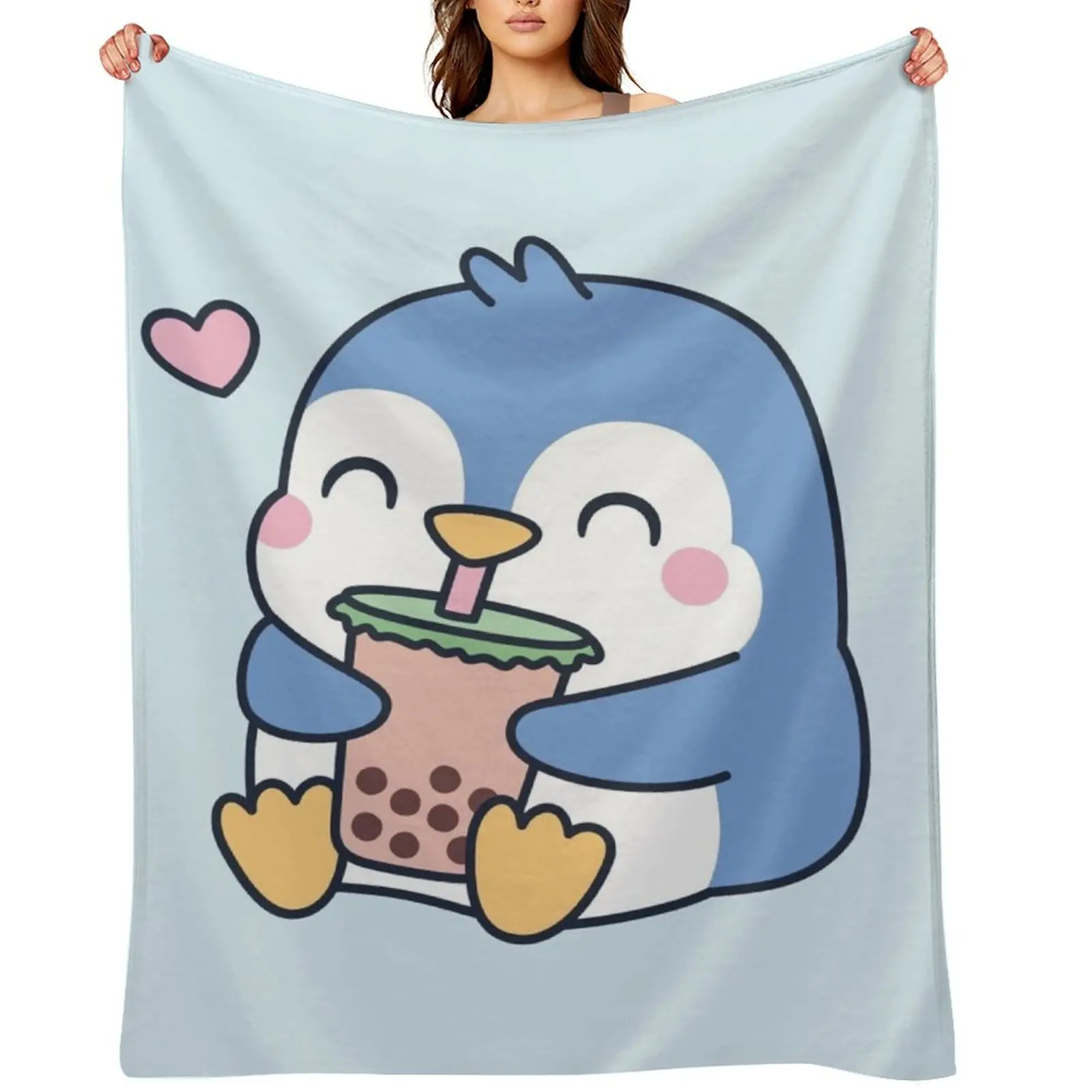 Cute Little Penguin Loves Boba Tea Throw Blanket Decorative Beds Beautifuls Decorative Sofas cosplay anime Blankets
Cute Little Penguin Loves Boba Tea Throw Blanket Decorative Beds Beautifuls Decorative Sofas cosplay anime Blankets