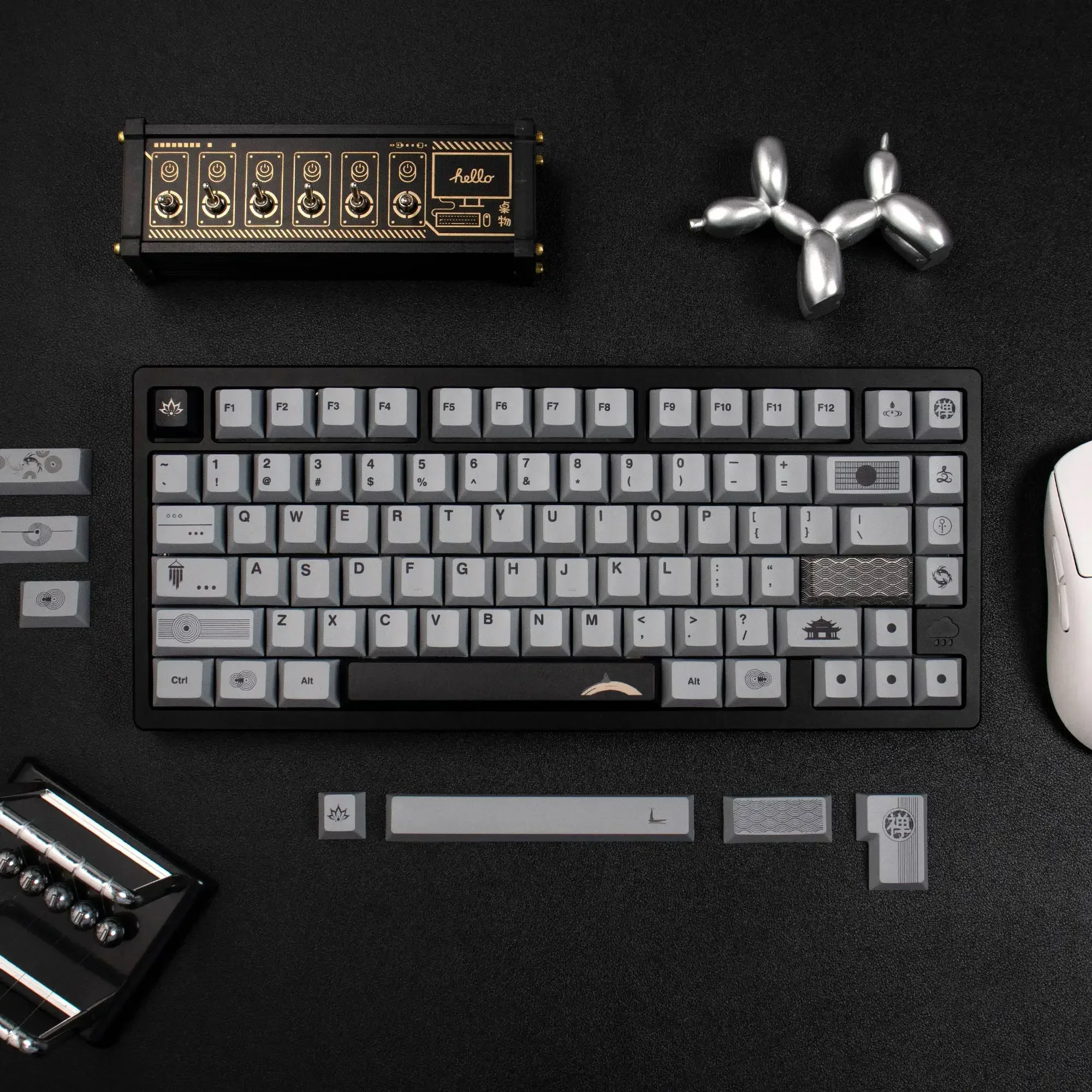 Zen beige/gray/yellow keycap PBT sublimation original factory adaptation Wooting and other mechanical keyboards
Zen beige/gray/yellow keycap PBT sublimation original factory adaptation Wooting and other mechanical keyboards
