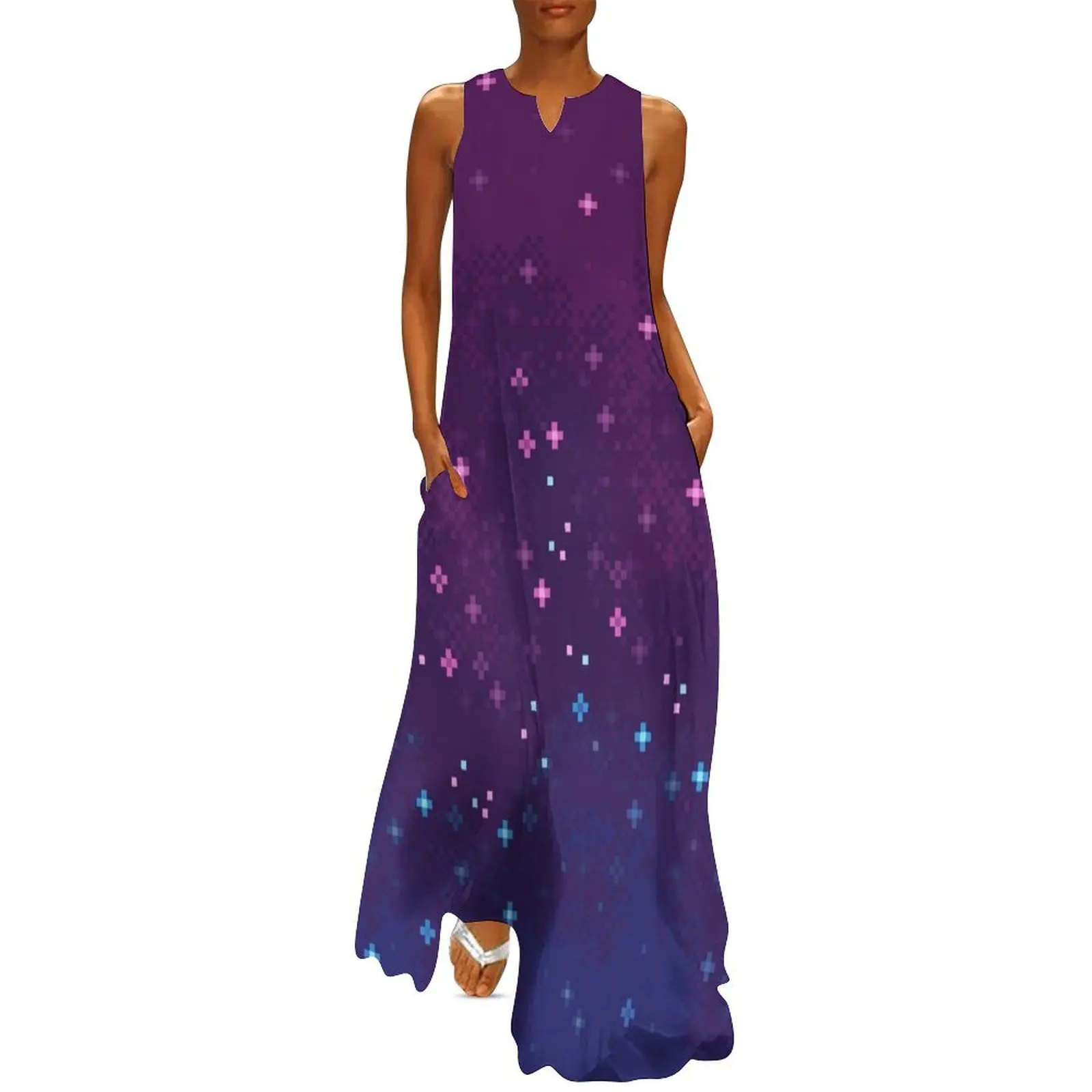 Bi Pride Flag Galaxy (8bit) Long Dress Women's summer skirt party dresses woman summer women's suit
Bi Pride Flag Galaxy (8bit) Long Dress Women's summer skirt party dresses woman summer women's suit