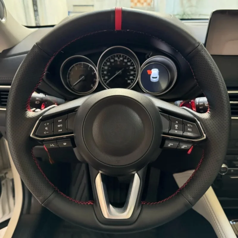 Кожаный чехол на руль автомобиля «сделай сам» MicroFibe для Mazda 3 Onxeira CX4 Atenza CX5 CX30, удобные аксессуары для интерьера
Кожаный чехол на руль автомобиля «сделай сам» MicroFibe для Mazda 3 Onxeira CX4 Atenza CX5 CX30, удобные аксессуары для интерьера