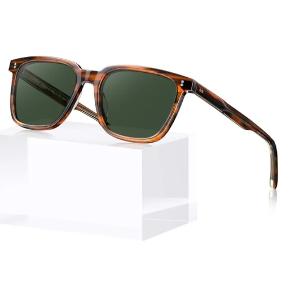 Retro Acetate Polarized Sunglasses for Men UV400 Protection Driving Outdoor Anti-Glare Sun Glasses CA5354WS
Retro Acetate Polarized Sunglasses for Men UV400 Protection Driving Outdoor Anti-Glare Sun Glasses CA5354WS