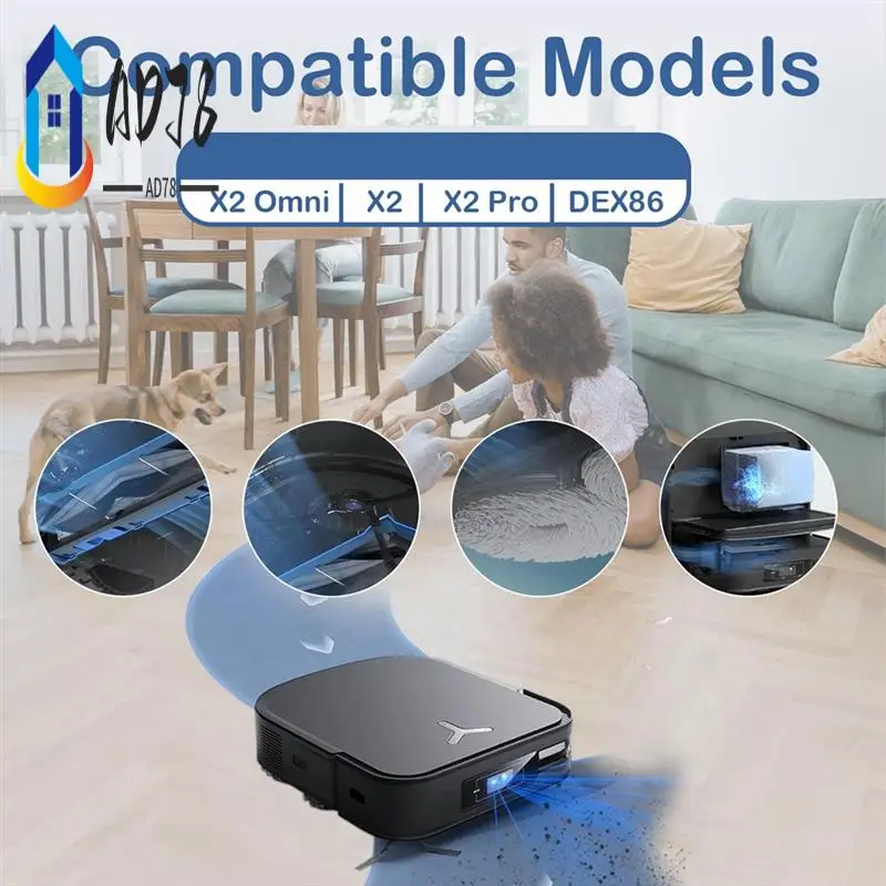 AD78-запасные части для робота-пылесоса ECOVACS DEEBOT X2 Omni/X2/X2 Pro/DEX86, основная резиновая щетка, боковая щетка, фильтры Hepa
AD78-запасные части для робота-пылесоса ECOVACS DEEBOT X2 Omni/X2/X2 Pro/DEX86, основная резиновая щетка, боковая щетка, фильтры Hepa