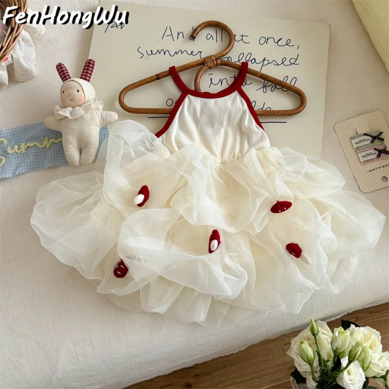 Girls' Summer Dress New Fashionable Children's Strap Puffy Dress Summer Fashionable Cake Dress
Girls' Summer Dress New Fashionable Children's Strap Puffy Dress Summer Fashionable Cake Dress