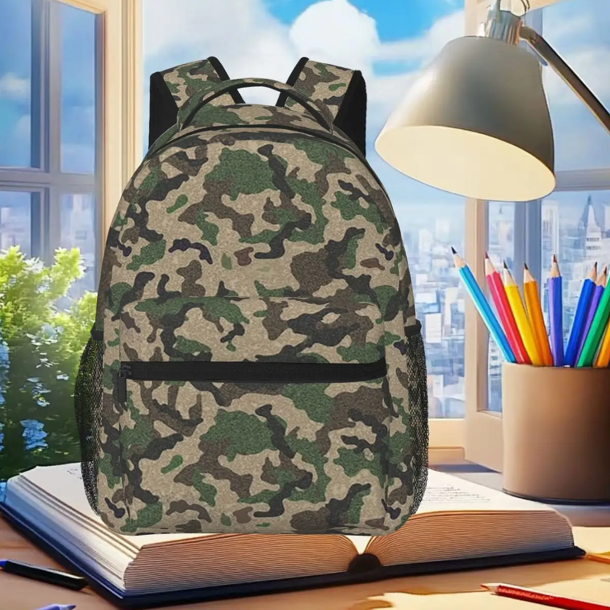 Camo Camouflage Backpack Student Boys Girls BookBag Children School Bag Computer Shoulder Bags for Men Women
Camo Camouflage Backpack Student Boys Girls BookBag Children School Bag Computer Shoulder Bags for Men Women