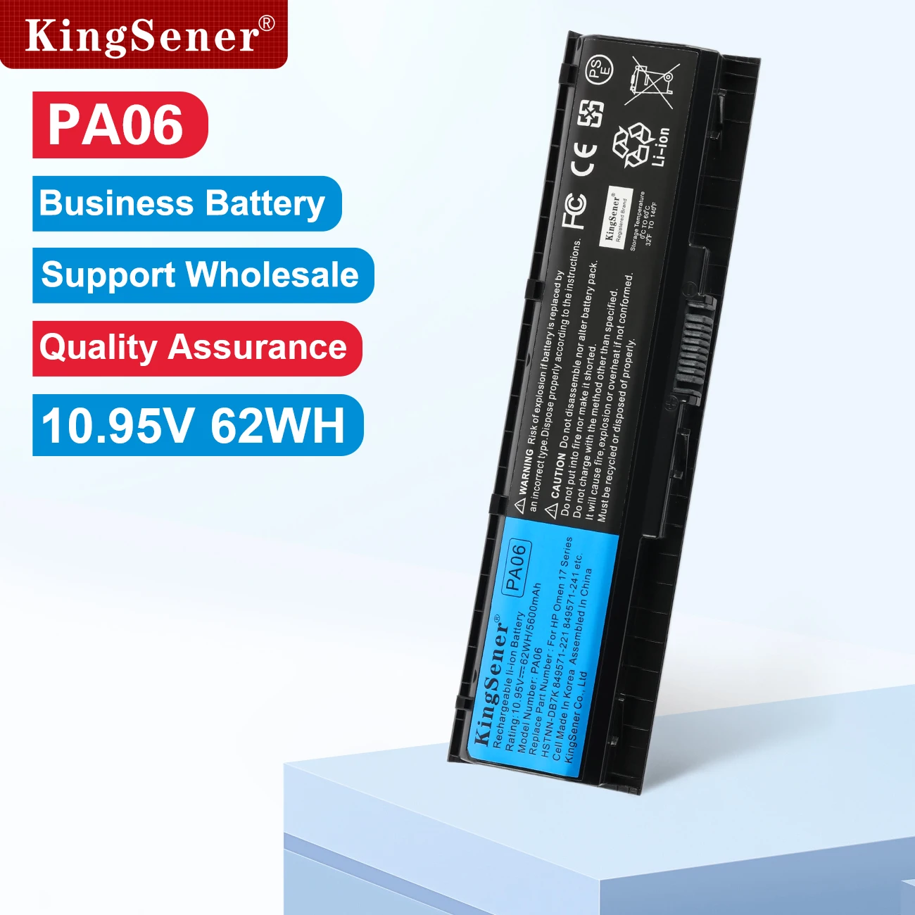 Аккумулятор KingSener PA06 для ноутбука HP Omen 17-w000 17-w200 17-ab000 17t-ab200 HSTNN-DB7K 5600-849571 221-849571 241-849911 
Аккумулятор KingSener PA06 для ноутбука HP Omen 17-w000 17-w200 17-ab000 17t-ab200 HSTNN-DB7K 5600-849571 221-849571 241-849911