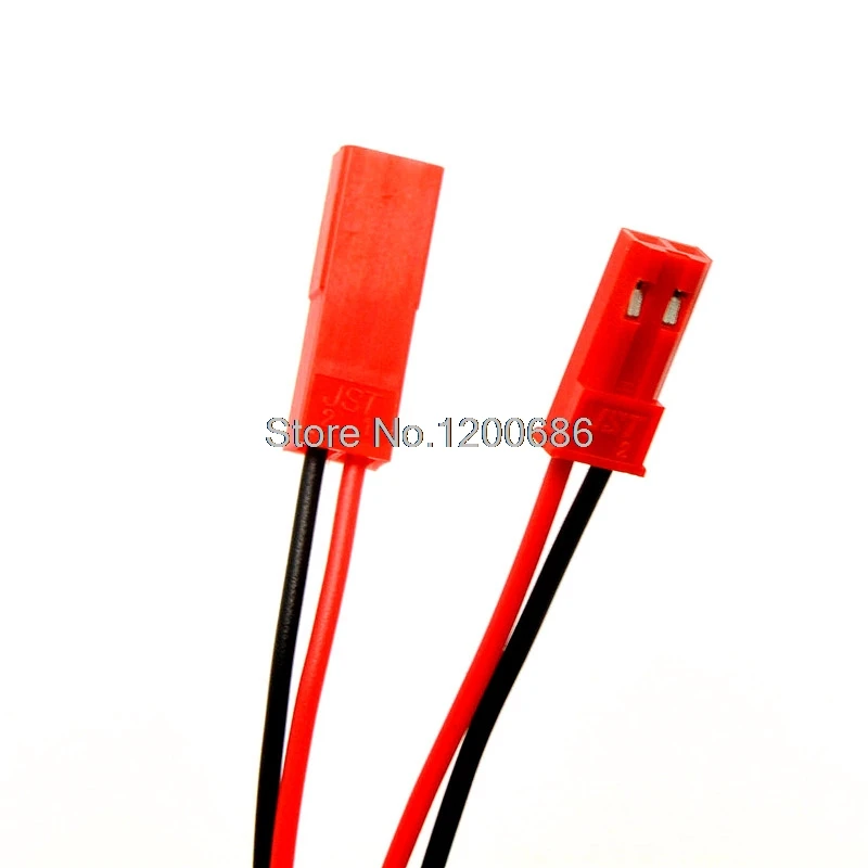 JST on the plug 20CM male bus a pair of 2P pairs of toys and other power supply cable 10 pairs
JST on the plug 20CM male bus a pair of 2P pairs of toys and other power supply cable 10 pairs