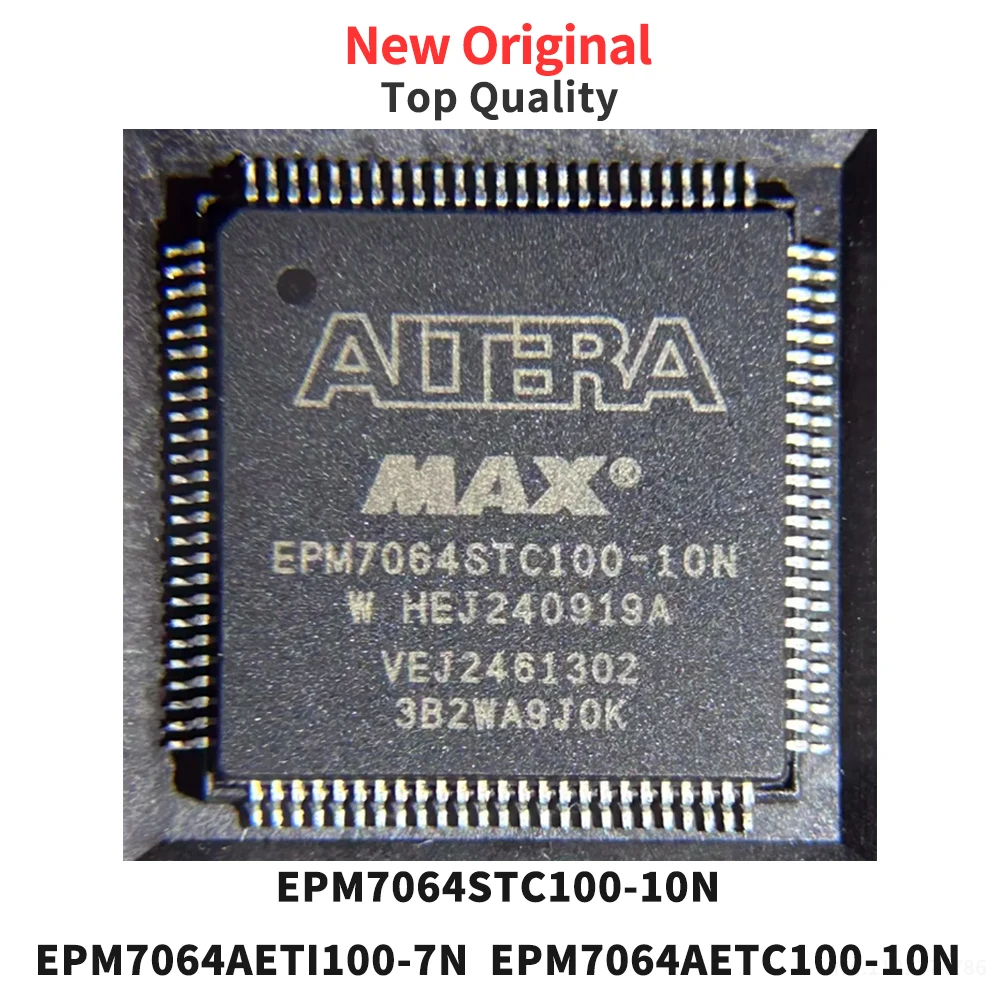 (1 Piece) EPM7064STC100-10N EPM7064AETI100-7N EPM7064AETC100-10N QFP New Original
(1 Piece) EPM7064STC100-10N EPM7064AETI100-7N EPM7064AETC100-10N QFP New Original