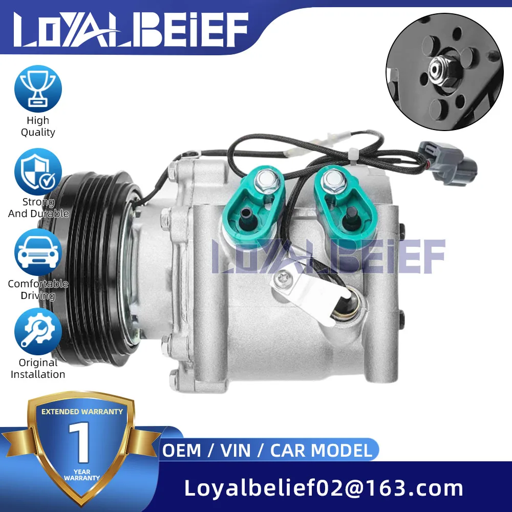 AC COMPRESSOR for for Honda CR-V 1997-2001 Civic 1994-2000 Mk IV Saloon EH 1.5 16V EG8 38810P2A016 38810P2RA01 38810P76016
AC COMPRESSOR for for Honda CR-V 1997-2001 Civic 1994-2000 Mk IV Saloon EH 1.5 16V EG8 38810P2A016 38810P2RA01 38810P76016